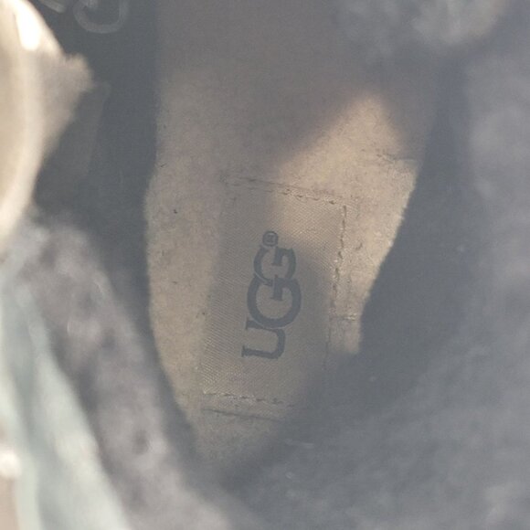 Ugg Kilmer II Women's Black Leather Combat Side Zip Boots S/N1095131 US Size 7.5 - Picture 11 of 12